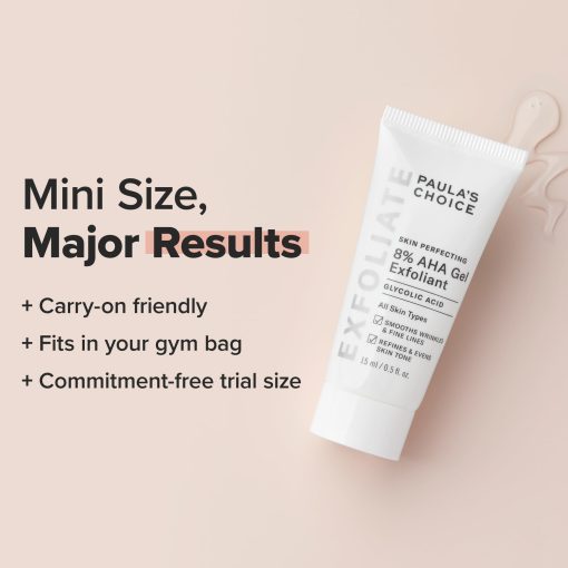 Paula's Choice SKIN PERFECTING 8% AHA Gel Exfoliant with Glycolic Acid Soothing Chamomile & Green Tea, Travel Size Leave-On Gentle Exfoliator, 0.5 oz - Image 6