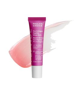 Paula’s Choice Pro-Collagen Peptide Gloss Lip Balm, Hydrates & Smooths Lips, Sheer & Glossy Finish for Fuller Lips, Sheer Tint, Non-Sticky, Cruelty-Free, 0.5 oz