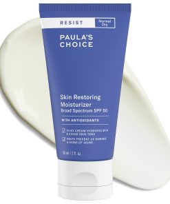 Paula's Choice RESIST Anti-Aging Skin Restoring Face Moisturizer & Sunscreen for Face, SPF 50 Sunscreen for Dry Skin with Shea Butter & Niacinamide, UVA/UVB Protection, Fragrance Free, 2 Fl Oz