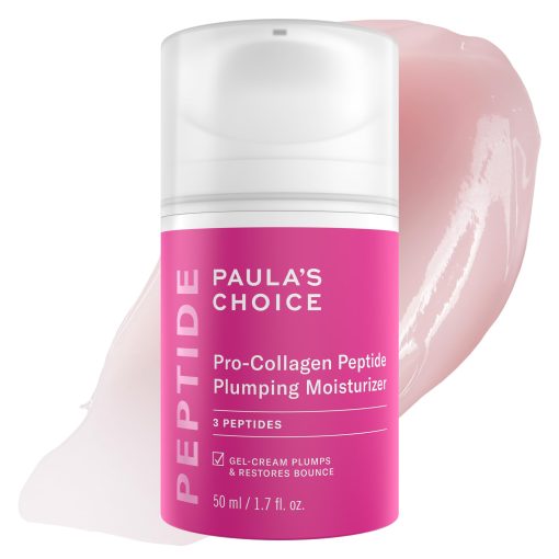 Paula's Choice Pro-Collagen Peptide Plumping Moisturizer, Daily Gel-Cream for Deep Lightweight Hydration, Wrinkles & Loss of Firmness, Fragrance-Free, 1.7 Fl Oz