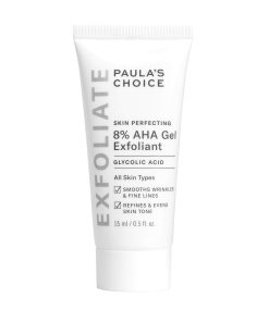 Paula's Choice SKIN PERFECTING 8% AHA Gel Exfoliant with Glycolic Acid Soothing Chamomile & Green Tea, Travel Size Leave-On Gentle Exfoliator, 0.5 oz