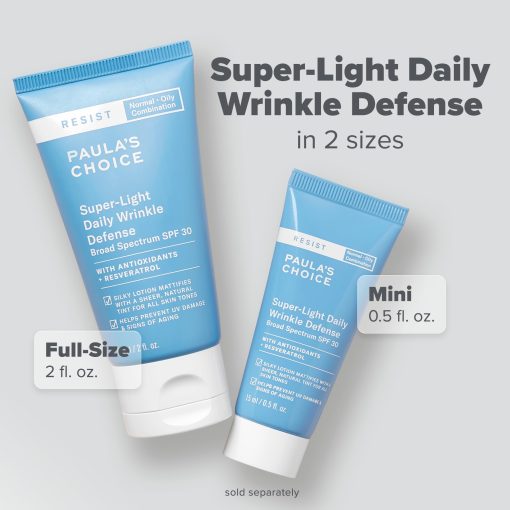 Paula's Choice RESIST Super-Light Daily Wrinkle Defense Mineral Sunscreen, SPF 30 Face Sunscreen for Oily Skin, Matte Tinted Face Moisturizer, UVA/UVB Protection, Fragrance-Free, 2 Fl Oz - Image 4