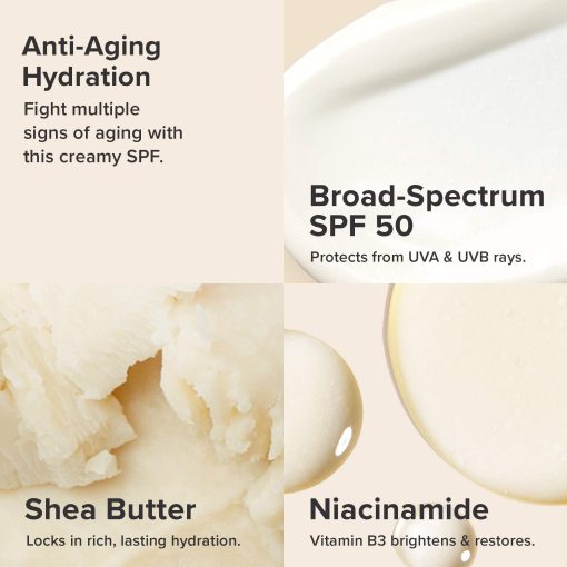 Paula's Choice RESIST Anti-Aging Skin Restoring Face Moisturizer & Sunscreen for Face, SPF 50 Sunscreen for Dry Skin with Shea Butter & Niacinamide, UVA/UVB Protection, Fragrance Free, 2 Fl Oz - Image 6