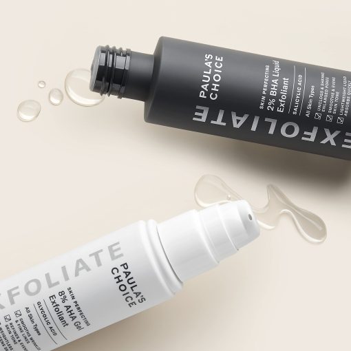 Paula's Choice SKIN PERFECTING 8% AHA Gel Exfoliant & 2% BHA Liquid Duo - Facial Exfoliants for Blackheads, Enlarged Pores, Wrinkles, and Fine Lines w/Glycolic and Salicylic Acid - Image 5