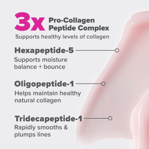 Paula's Choice Pro-Collagen Peptide Plumping Moisturizer, Daily Gel-Cream for Deep Lightweight Hydration, Wrinkles & Loss of Firmness, Fragrance-Free, 1.7 Fl Oz - Image 4