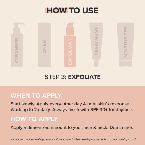 Paula's Choice SKIN PERFECTING 2% BHA Lotion Salicylic Acid Exfoliant, 3.3 Ounce Bottle Facial Exfoliator for Blackheads, Enlarged Pores, Wrinkles & Fine Lines - Image 6