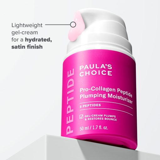 Paula's Choice Pro-Collagen Peptide Plumping Moisturizer, Daily Gel-Cream for Deep Lightweight Hydration, Wrinkles & Loss of Firmness, Fragrance-Free, 1.7 Fl Oz - Image 2