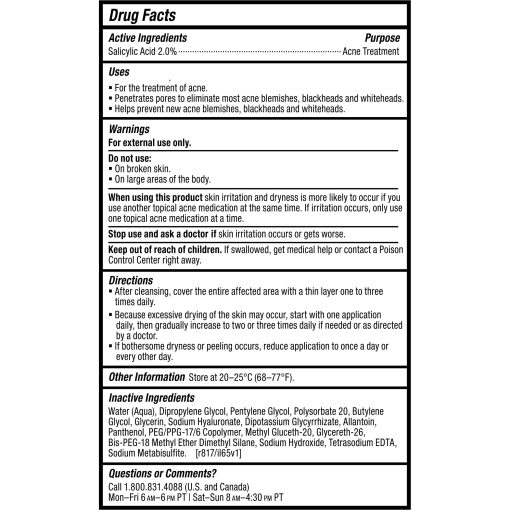 Paula's Choice CLEAR Anti-Redness Exfoliating Solution, 2% Salicylic Acid Exfoliant, for Mild to Severe Acne & Breakouts, Blackheads and Clogged Pores, Fragrance-Free, 4 Fl. Oz - Image 3