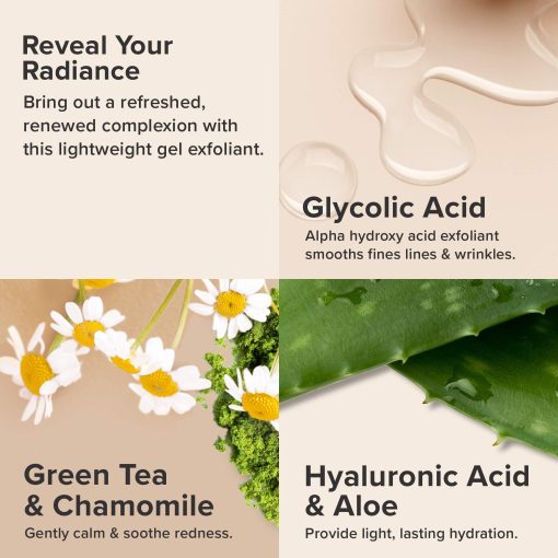 Paula's Choice SKIN PERFECTING 8% AHA Gel Exfoliant with Glycolic Acid Soothing Chamomile & Green Tea, Travel Size Leave-On Gentle Exfoliator, 0.5 oz - Image 4