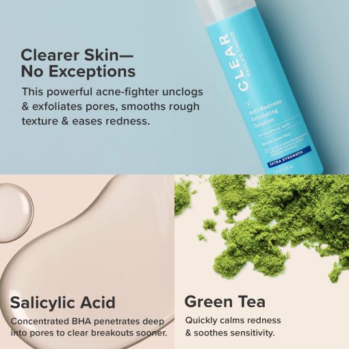 Paula's Choice CLEAR Extra Strength Exfoliator, 2% Salicylic Acid Exfoliant for Acne, Redness Relief, 4 Ounce - Image 5