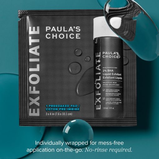 Paula's Choice SKIN PERFECTING 2% BHA Liquid Salicylic Acid Exfoliant-Facial Exfoliant for Enlarged Pores, Wrinkles & Fine Lines and Suitable for Blackhead-Prone Skin, 10 ct - Image 6